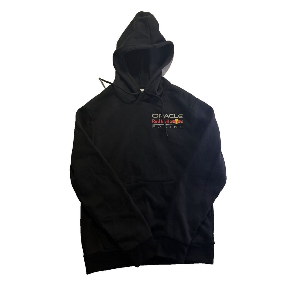 Old Navy Oracle Red Bull Racing Max Verstappen MV1 Hoodie Black Size S Graphic